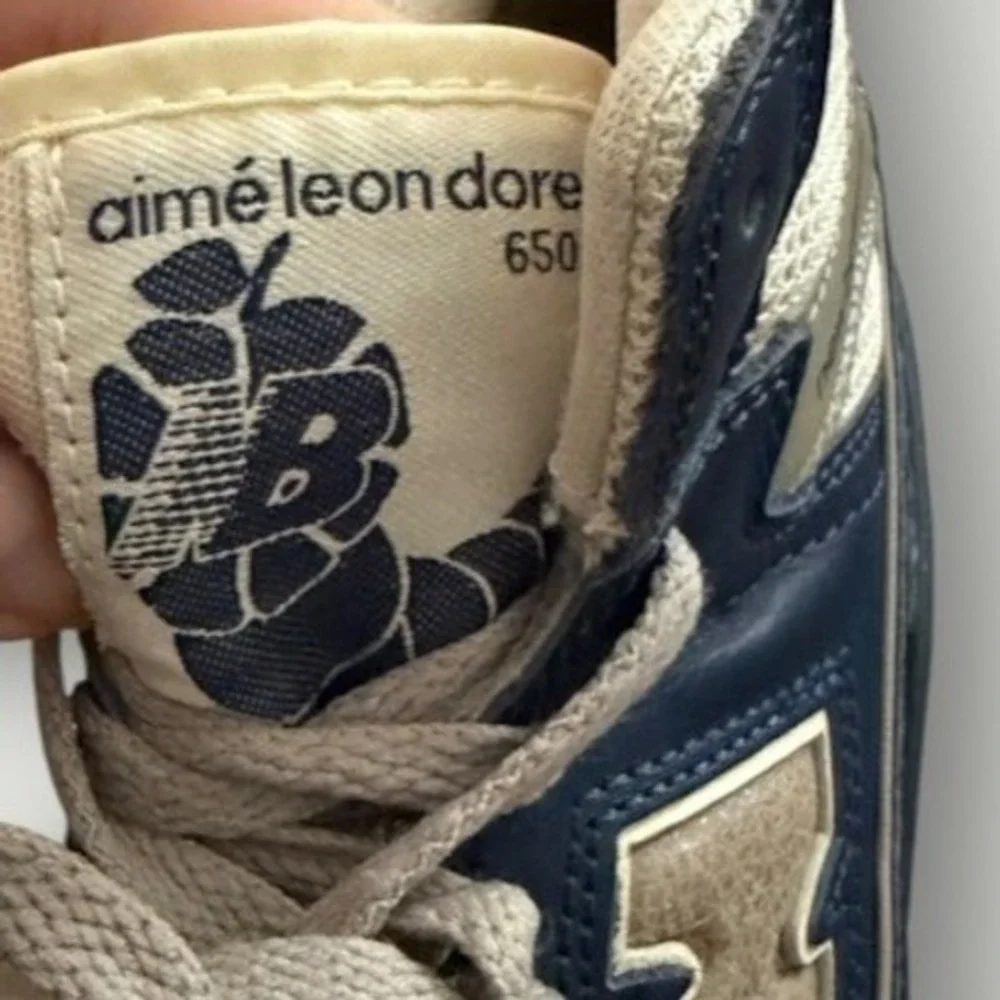 New Balance 650R Aime Leon Dore Men 7 Blue Grey High Top Sneaker ALD Streetwear